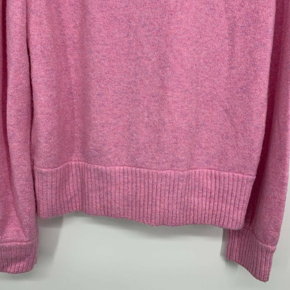 J.Crew Sweater Pink Crew Neck Pullover Long Sleeve Wool Blend - Picture 9 of 10